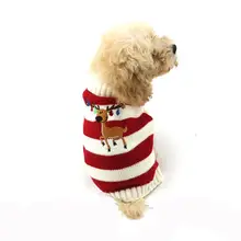 NACOCO свитер для собаки, для питомца рождественские колокольчики с фигуркой лося свитера Хэллоуин олень для маленьких собак и кошек
