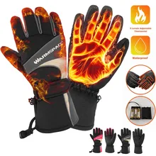 Перчатки с электрическим подогревом для рук теплые зимние перчатки для езды на мотоцикле теплые перчатки для катания на лыжах теплые перчатки для мужчин и женщин D40