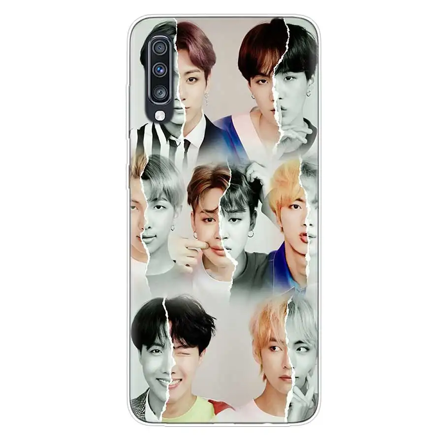 Ножные браслеты с корейской популярной KPop КОМАНДА бампер чехол для samsung A90 A80 A70 A60 A50 A50S A40 A30 A30S A20E A10E A10s S10Plus M40 M30 крышка