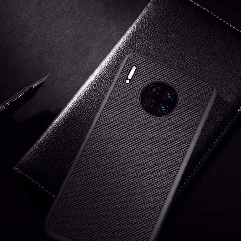 Чехол для huawei mate 30 mate 30 Pro NILLKIN текстурированный нейлоновый волоконный чехол задняя крышка прочный нескользящий тонкий и светильник