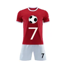 Summer Outdoor Men Sweatshirts Suit 3D Printing Football Lucky Number 7 Engraved Casual O-neck T-shirt + Shorts Tracksuit