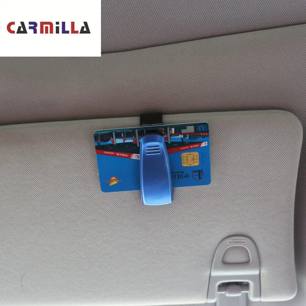 Car Accessories Auto Sun Visor Glasses Holder Case Sunglasses Clip for Alfa Romeo 147 156 159 Mito Giulia Milano GT Q2 | Автомобили и