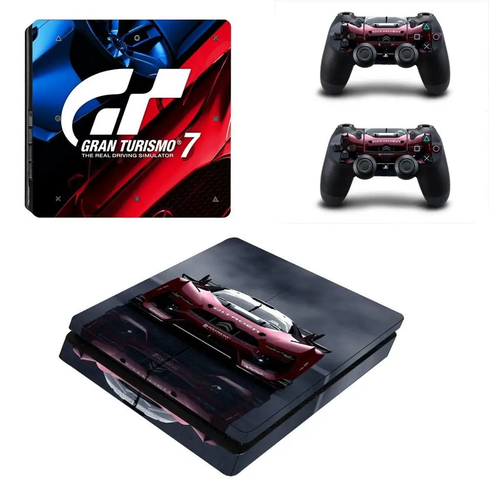 Гран Туризмо GT Sport PS4 тонкий Стикеры s Play station 4 кожи наклейка для Игровые приставки