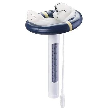 

Pool Thermometer Large Floating Water Temperature Thermometers with String, Pool Thermometer for Swimming Pools