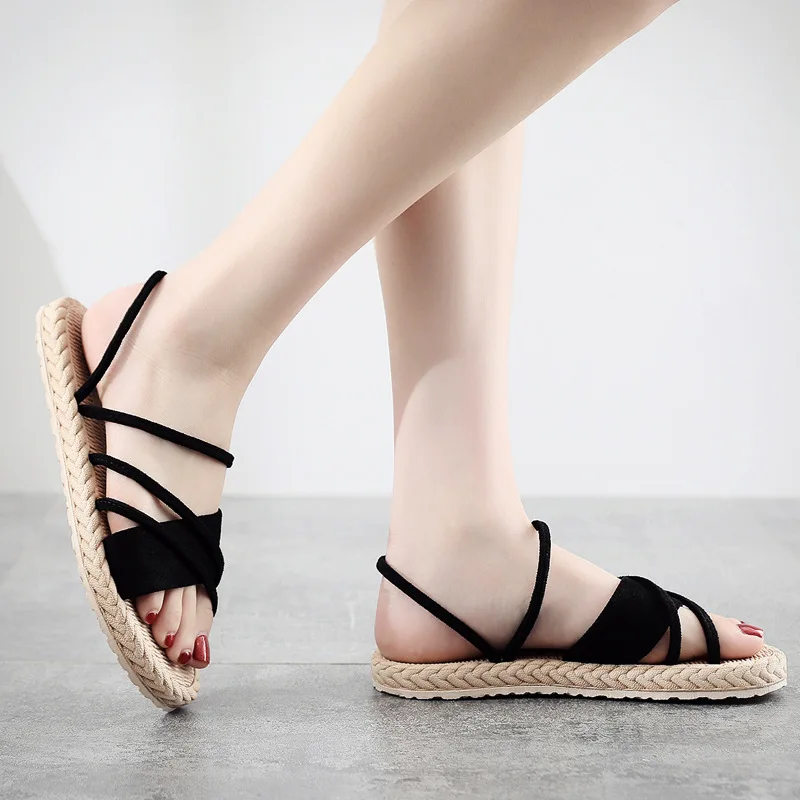 New-2020-Women-Summer-Shoes-Weave-Slippers-Woman-Casual-Fashion-Ladies-Flat-Home-Indoor-Slippers-Slides (1)