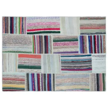 

Handmade Multicolor Vintage Patchwork Rug Area Rug 160x230 Cm-5'3''X7'7''