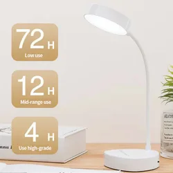Lampe LED Portable et pliante pour la Protection des yeux, idéale pour un bureau, une table de chevet ou une table d'apprentissage, modèle 2022 