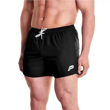 Летние мужские шорты для бега, фитнеса, модные повседневные спортивные шорты для тренировок, бодибилдинга, дышащие быстросохнущие пляжные шорты