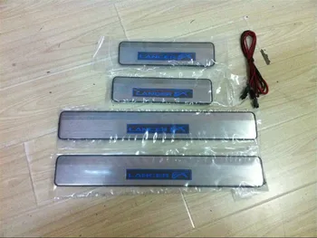 

ACCESSORIES FIT FOR Mitsubishi LancerEX LED Door Scuff Sill Plates Kick Step Entry Trim Cover Plate