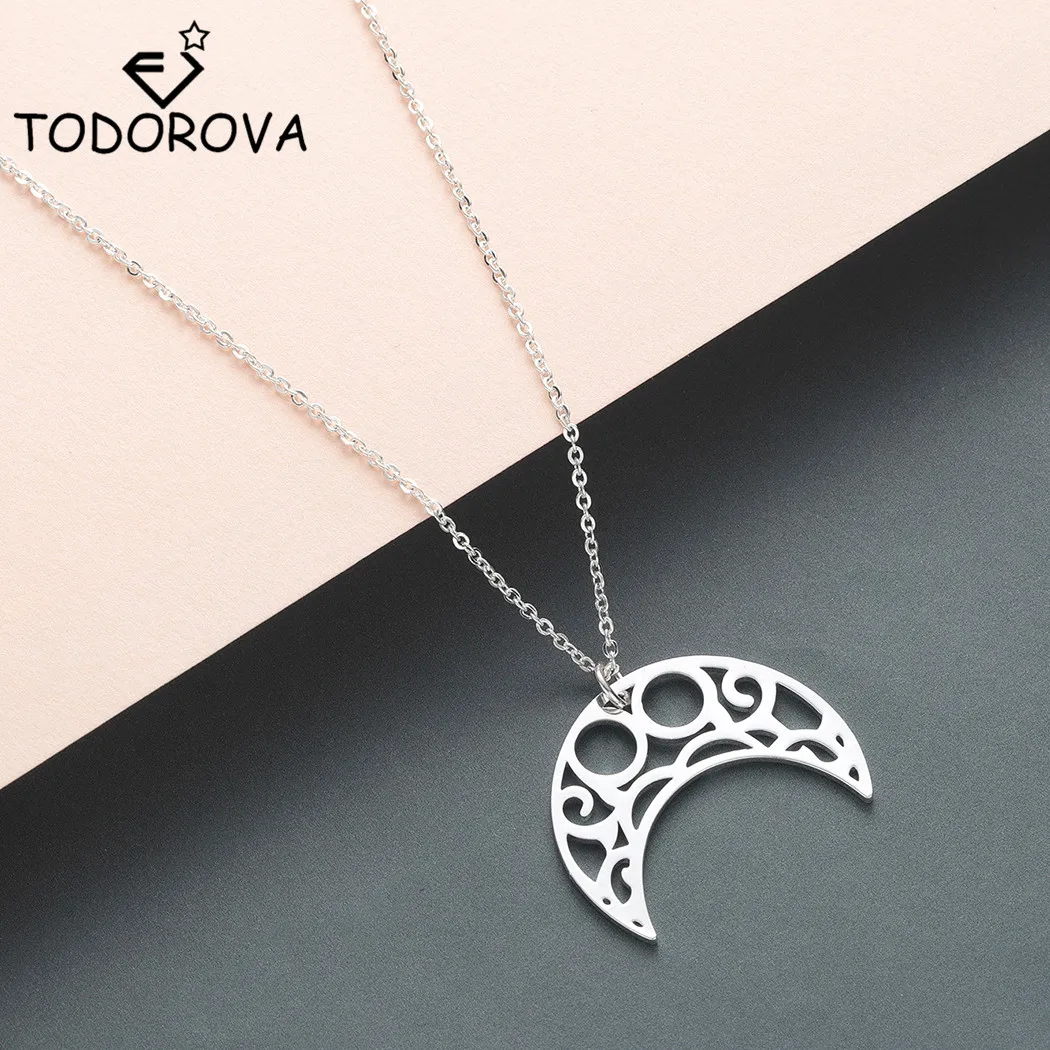 Ожерелье Todorova из нержавеющей стали горячая Распродажа изящный кулон kolye