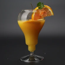 Креативный в форме лампочки Коктейль Мартини стеклянный Молочный Сок чашка шампанского флейты Фэнтези бокал для вина КОПО кавира