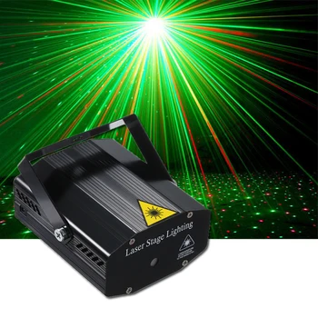 

Christmas RG Star Cheap Pattern Projector Mini Stage Disco DJ Club Twinkle Star Laser Light