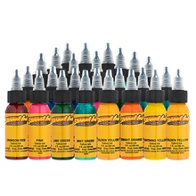 Татуировки и боди-арт 16 цветов Набор татуировок набор чернил краски для татуировки краска для тела цвет татуировки пигмент татуировки Поставки