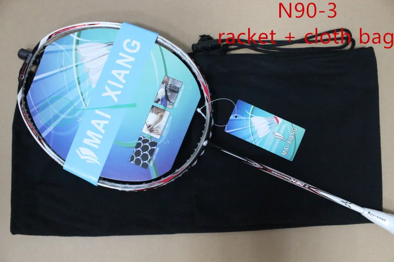 N90 3 cloth bag N90IV ракетки для бадминтона nano углеродистая Высококачественная N90III N90-4 ракетка для бадминтона - Цвет: N90 3 cloth bag