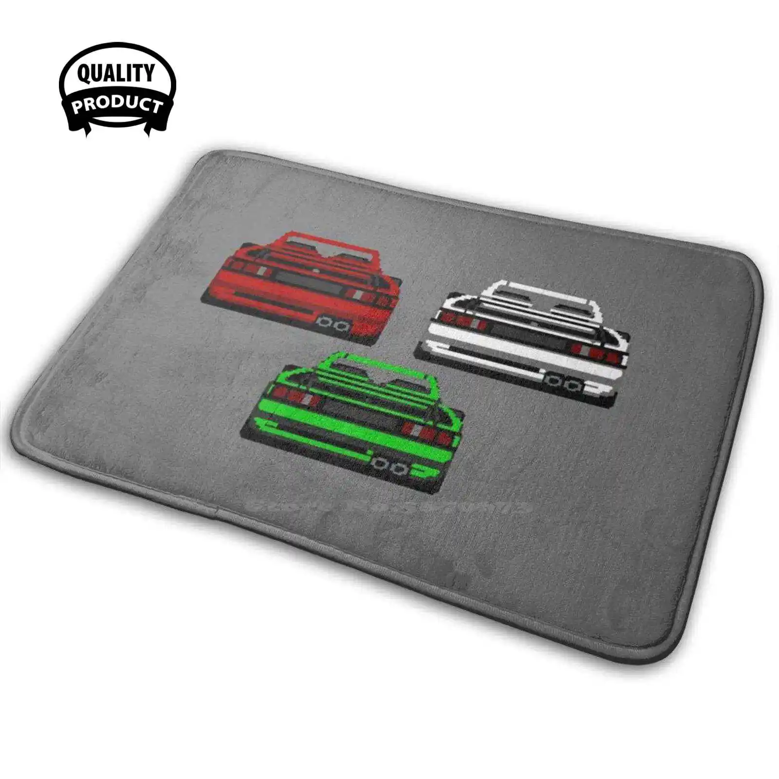 Turbo Sfida 3D Articoli Per La Casa Tappeto Tappeto Tappeto Cuscino Retrogames Retrogame Amiga Lotus Turbo Sfida Auto Gara 80S 90S