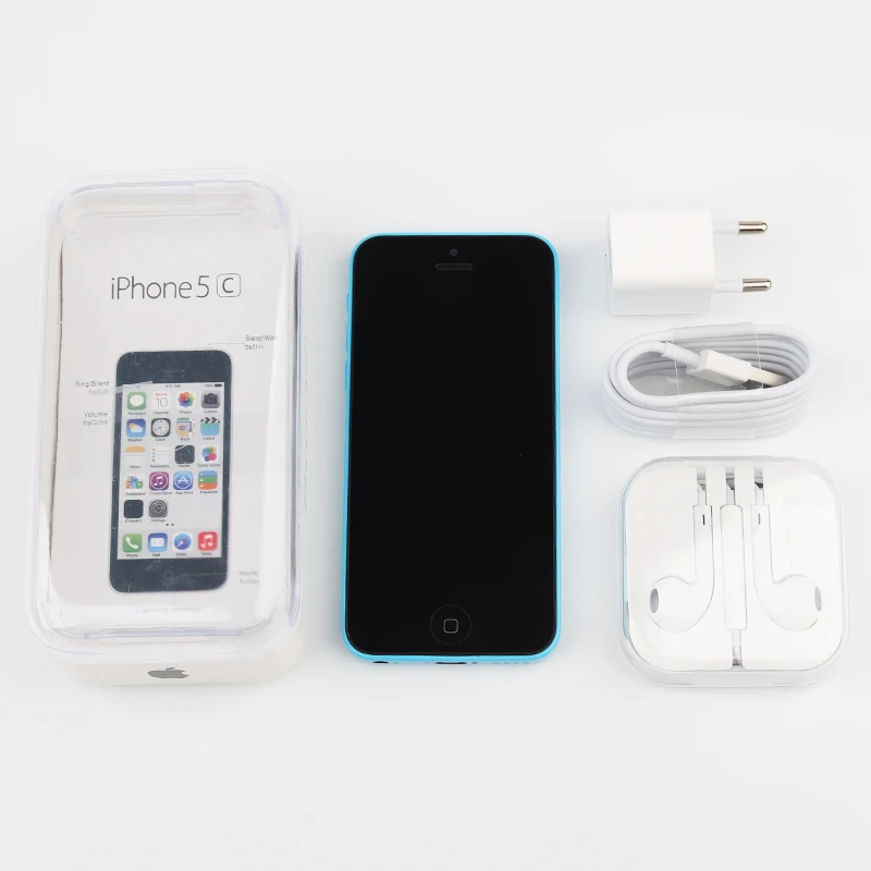 Apple iphone 5C 4," 8MP камера двухъядерный мобильный телефон 8 ГБ/16 ГБ/32 ГБ rom IOS WiFi gps WCDMA 3g разблокированный смартфон