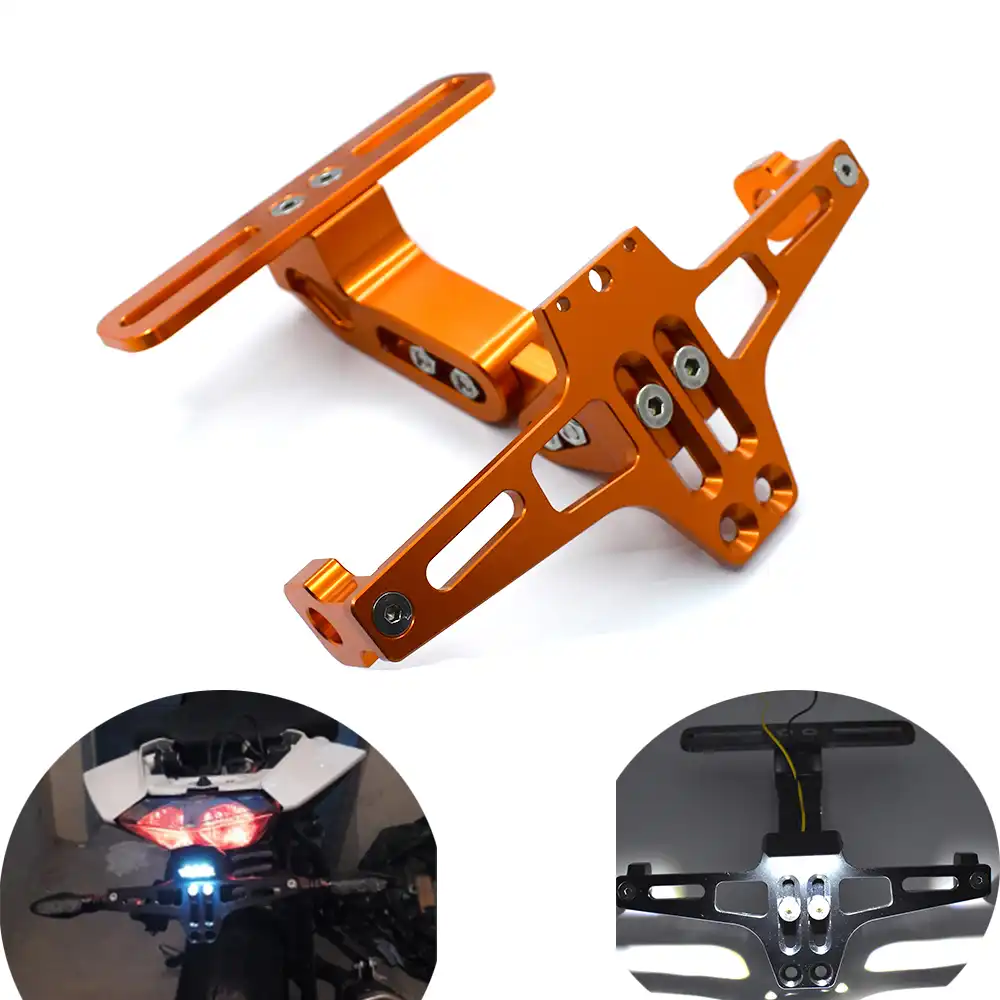 New Modified Version License Plate Bracket General Motorcycle For Yamaha Yzf R1 R6 R6s Yzf R25 Yzf R3 Yzf R125 Yzf R5 License Plate Aliexpress
