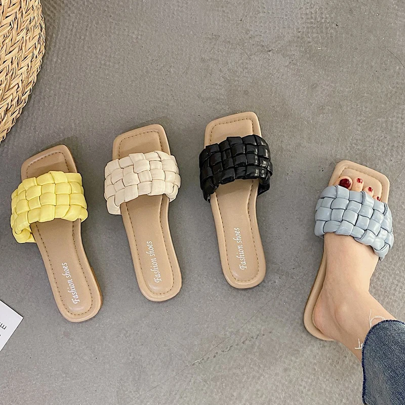 Schoenen voor voor Dames Schoenen voor voor Platte schoenen voor Platte  sandalen KEDDO Pantoffels Blue Casual Open Slippers allware.com.br