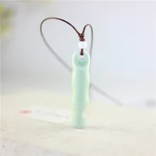 Китайский стиль керамический рот ожерелье со свистком полностью ручной работы свисток из кости аксессуары хипстерские пары керамическая цепочка для свитера