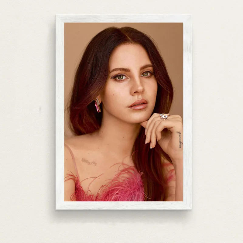 Lana Del Rey поп-Певица модель художественная живопись высокое качество холст картина плакат Настенные украшения для детской комнаты без рамки o444 - Цвет: 7