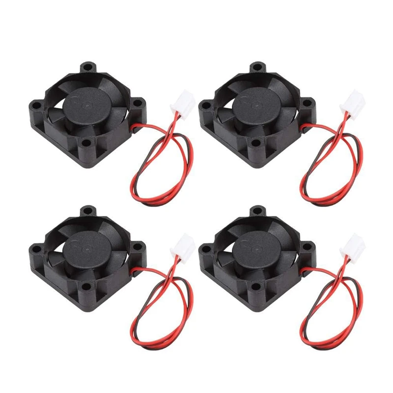 Cooling Fan 4Pcs 3D Printer Accessories Mini Small Exhaust 24V 30Mm X 10Mm Ball Be | Компьютеры и офис