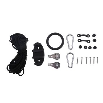 

21Pcs/Set Complete Canoe Kayak Anchor Trolley Kit System - Multipurpose