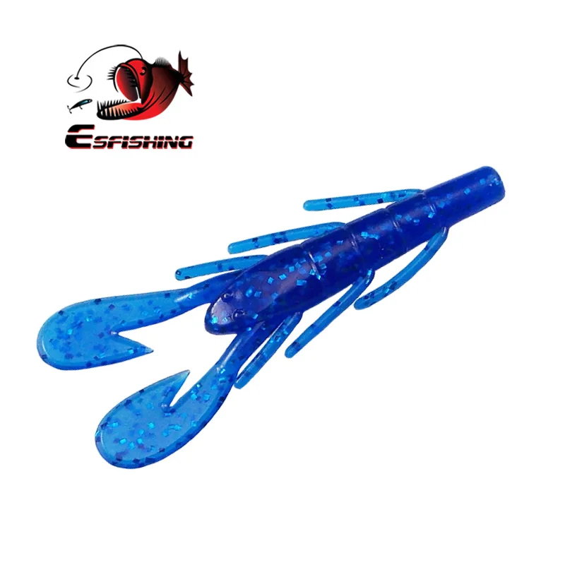 Esfishing приманки новые Vibe Craw 85 мм 6 г 8 шт. рыболовные приманки мягкие приманки Leurre soule Карп рыболовные аксессуары - Цвет: A