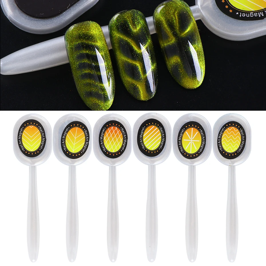 Nail Art Magnet Stick 5D Magic Cat Eye Strong Magnetic Board For Gel Polish Painting Stripes Line Drawing Effect Pen Tool TR1612