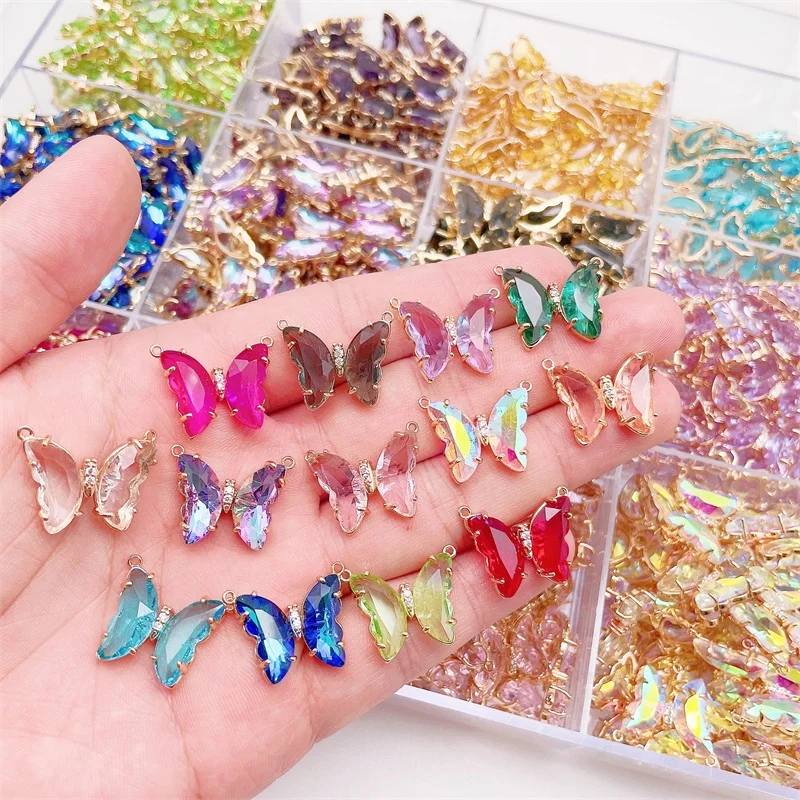 Cute Charm Jewelry Summer Beach Accessories Crystal Butterfly Bead Woven  Rope Necklace Women Kids Jewelry For Girls 2023 New - AliExpress