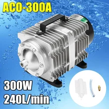 300W AC 220V 240L/мин воздушный компрессор ACO-300A 0.04Mpa для аквариума электромагнитный насос аквариум с подачей кислорода Средний аквариум для рыбок компрессор