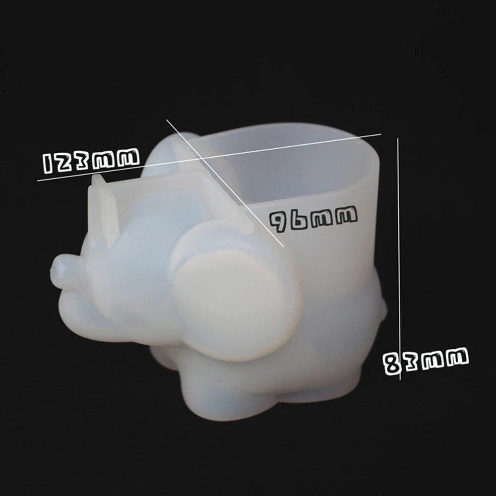 Популярная сделай сам эпоксидная смола 3D слон ракушка макияж яиц морская