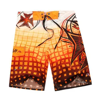 

boardshorts men Board Shorts Mens New bermuda masculina man Summer Pants Beach wear Quick dry print swiming swimsuit green tie