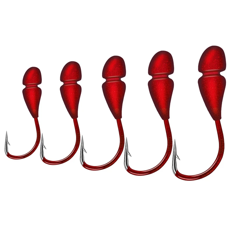 10pcs/Lot Fishing Hook High Carbon Steel Barbed Overturned Fishhook Fishing Accessories Supplies Lure Carp Fishing Tackle