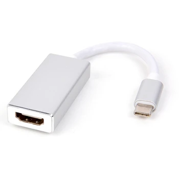 

Type-C to HDMI HD Cable USB 3.1 to HDMI Computer Mobile Phone Connection HD TV Projection for Projector Monitor and HDTV