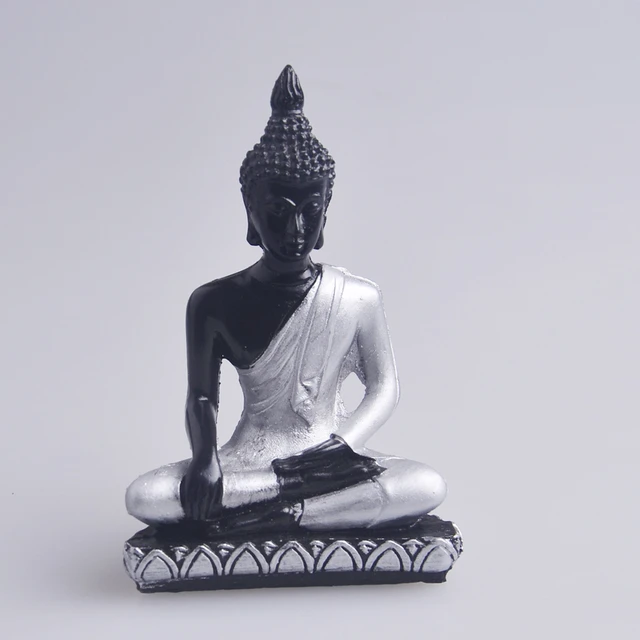 1pc Grande Statue De Bouddha Thaïlande Buda Bouddha Sculpture Résine Verte  À La Main Bouddhisme Figurine