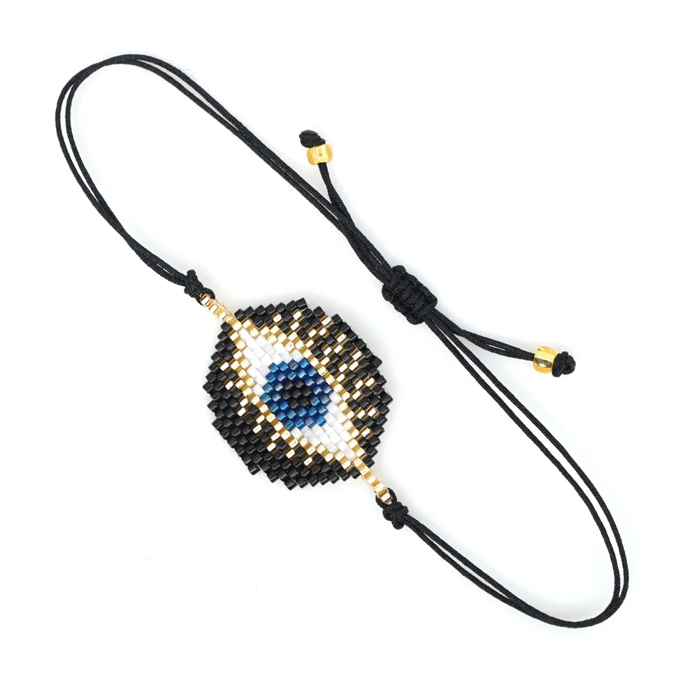 Go2boho сглаза браслет MIYUKI браслет Турецкий Дурной глаз нарукавная повязка ювелирные изделия Pulseras Mujer Moda женский Вдохновленный простой подарок