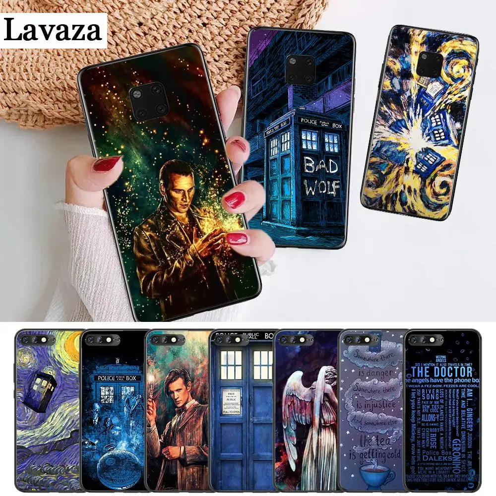Силиконовый чехол Tardis Box Doctor Who для Huawei Nova Smart 2 Lite 2i 3 3i 4 4E 5 Pro 5i 5T | Мобильные