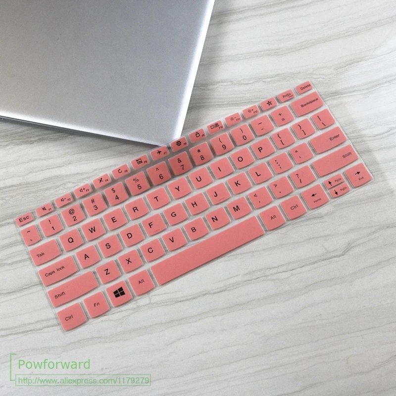 Силиконовый защитный чехол-клавиатура для lenovo Xiaoxin Pro 13 Pro-13IKB 13,3 дюймов - Цвет: pink