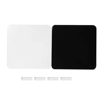 

High Quality 30x30cm Acrylic Photography Reflection Plate Black White Shooting Background Board for Jewelry Watch Small Objects