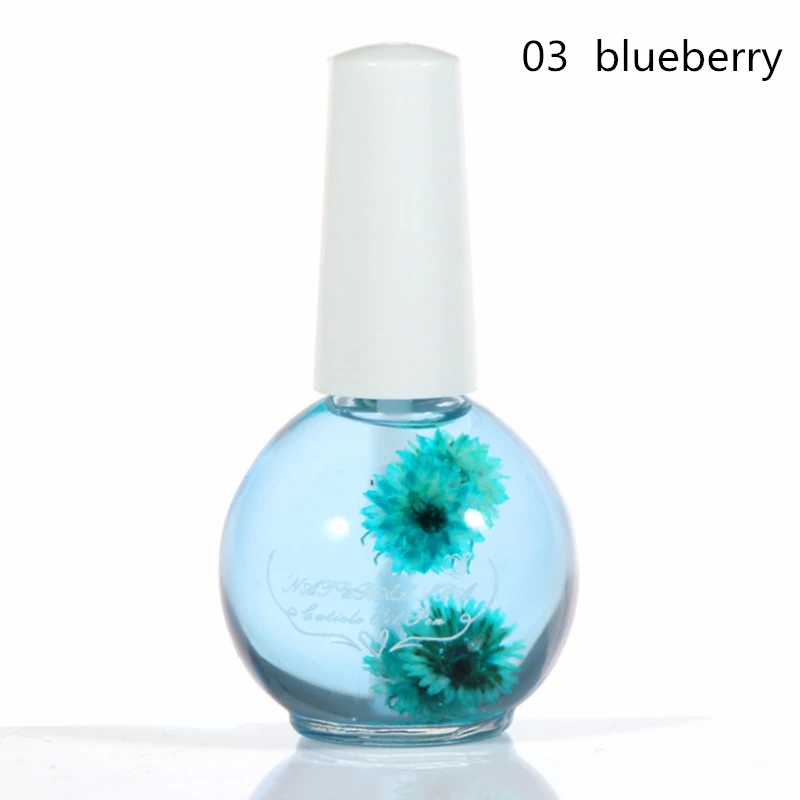 15ml Dried Flowers Nail Softener Nutritional Oil Cuticle Revitalizer Polish Repair Nail Skin Protector Treatment Nail Art Care - Цвет: 03