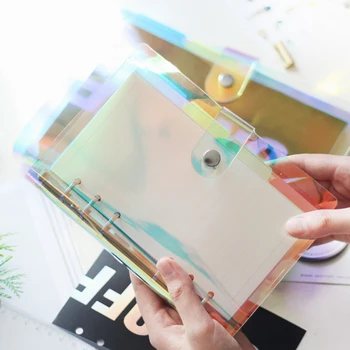 

1PC 6 Holes PVC Binder Folder A5 A6 A7 File Cover for Journal Note Book Diary Notepad Planner Agenda School Office Supplies