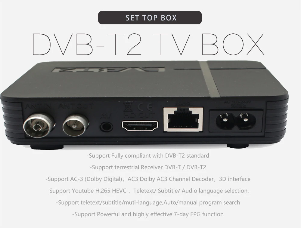 como resultado mueble Pico Digital Receiver | Dvb-t2 | Set Top Box - Mini New Dvb-t2 H.265/hevc Full  Dvb-t/h264 - Aliexpress