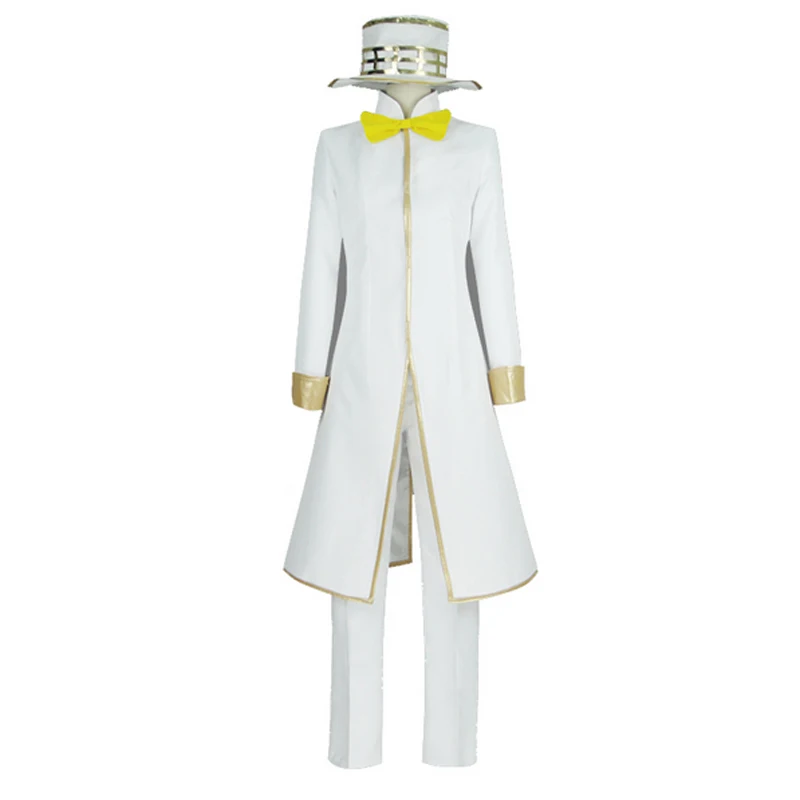 

Jojo's Bizarre Adventure :Unbreakble Diamond Rohan Kishibe Heaven's Door White Cosplay Costume Custom Made 11