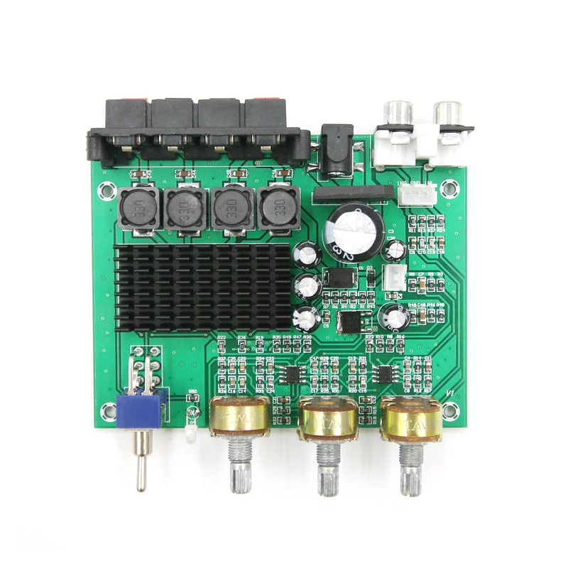 Kaolanhon DC12~ 24 В 80 Вт* 2 TPA3116D2 цифровой домашний аудиоусилитель высокой мощности XH-M570 Усилитель мощности доска тон-преамп