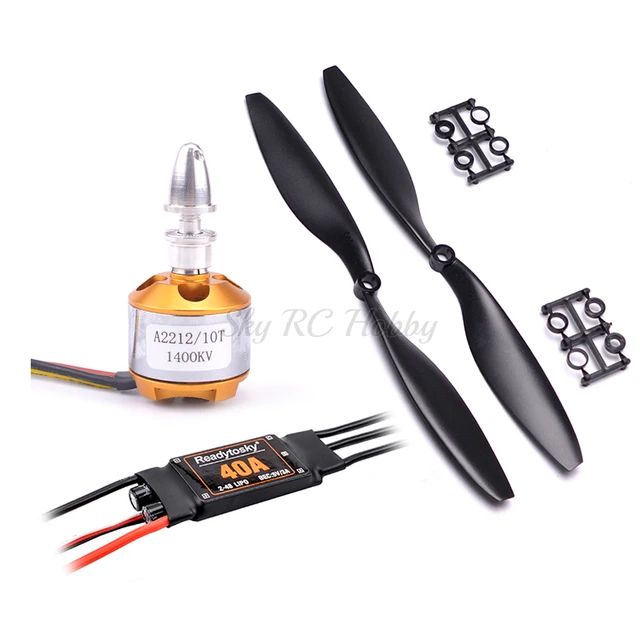 A2212 2212 1000KV 1400KV Brushless Outrunner Motor 30A / 40A Brushless ESC for DIY RC Aircraft Quadcopter Hexacopter Multirotor 2