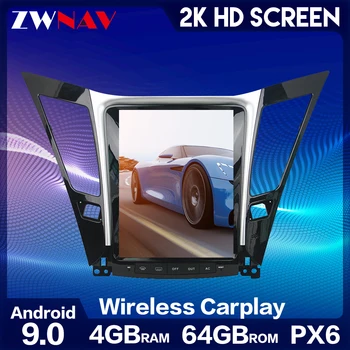 

ZWNAV 9.7'' Tesla Style Android 9.0 Car DVD GPS Navigation Player for Hyundai sonata 2012-2016 for auto manual AC PX6 CARPLAY