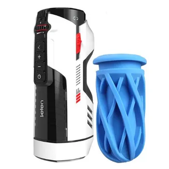 New Leten Male Masturbators Automatic Rotation Telescopic Heating Vagina Vibrator Pocket Pussy Sucking Adult Machine Sex Toys 3