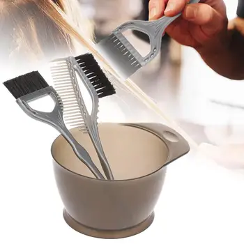 

3Pcs Hair Dye Colouring Brush Comb Color Mixing Bowl Hairdressing Styling Kit