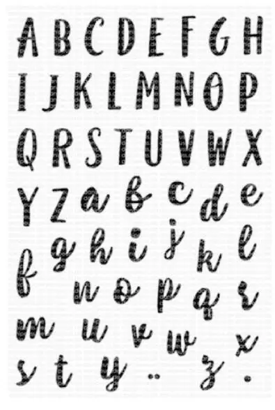 Немецкие буквы ясный штамп или для DIY Скрапбукинг/изготовление карт/Дети