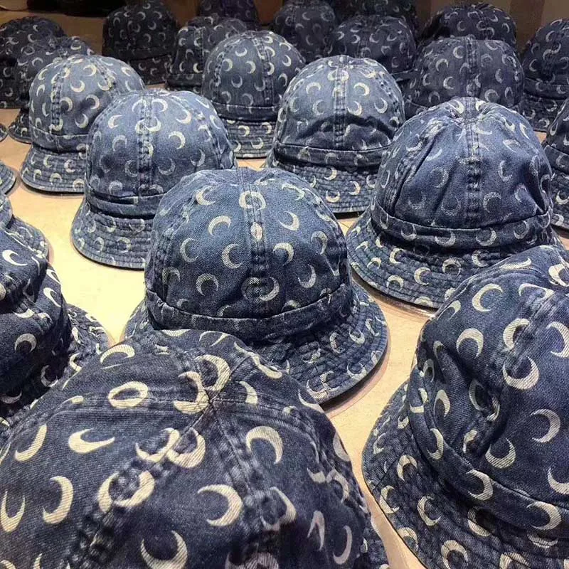 Морской серр ведро джинсовый синий Рыбацкая шляпа Кепка унисекс складной легко носить с собой солнцезащитный козырек MS